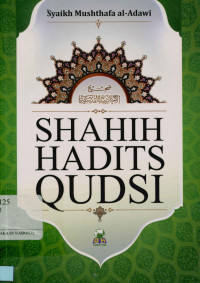 Image of Shahih hadits qudsi ( shahih al-hadits al-qudsiyah)