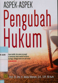 Image of Aspek-Aspek Pengubah Hukum