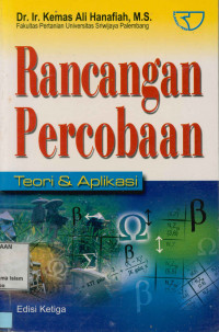 Image of Rancangan Percobaan : Teori dan Aplikasi