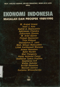Image of Ekonomi Indonesia Masalah dan Prosfek 1989/1990