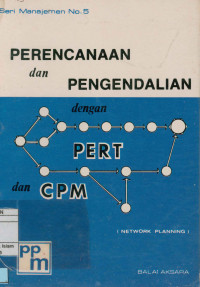 Image of Perencanaan dan pengendalian : Dengan PERT dan CPM