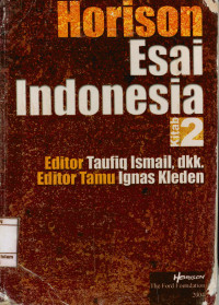 Image of Horison esai Indonesia  Kitab 2 : Sastra Indonesia dalam program sastrawan bicara siswa bertanya (SBSB) 2003