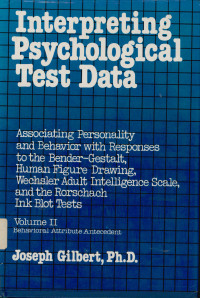 Image of Interpreting Psychological Test Data