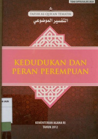 Image of Kedudukan dan peran perempuan (Tafsir al-qur'an tematik) Edisi yang disempurnakan