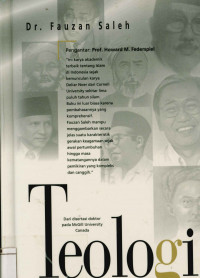 Image of Teologi pembaruan: pergeseran wacana islam sunni di indonesia abad XX