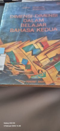 Image of Dimensi-Dimensi Dalam belajar Bahasa Kedua