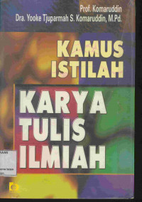 Image of Kamus istilah karya tulis ilmiah