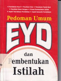 Image of Pedoman umum EYD dan pembentukan istilah