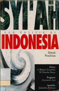 Image of Syi,ah dan politik di Indonesia sebuah penelitian