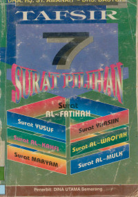 Image of Tafsir 7 Surat Pilihan Surat Al- Fatihah