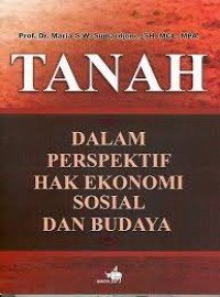 Image of Tanah; Dalam Persfektif Hak Ekonomi Sosial dan Budaya