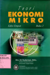 Image of Teori Ekonomi Mikro; Buku 2