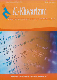 Image of Al- khwarizmi : Jurnal pendidikan matematika dan ilmu pengetahuan alam